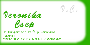 veronika csep business card